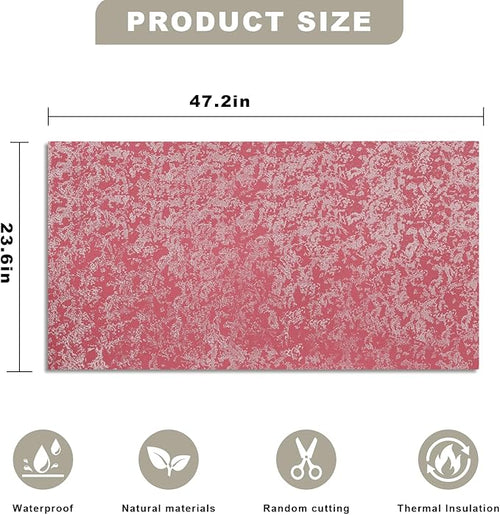 3D Wall Panels - 4PCS 47.2"x23.6" Faux Stone Wall Covering - MCM Modified Clay - Image 2