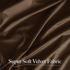NICETOWN Brown Velvet Curtains 84 inches Length - Image 8