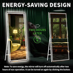 Hasipu Full Length Mirror with Lights, Full Body Dressing Hanging Mounted Mirror - Image 7
