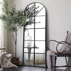 Full Length Mirror, Oversize Wall Mirrors, Farmhouse Standing Mirrors - Image 4