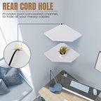 Fun Memories Corner Shelf Wall Mount, Floating Corner Shelves, Rustic Wood Wall - Image 6