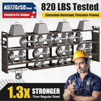 XLarge 64''W Power Tool Organizer Wall Mount | 8-Outlet TR Charging Station | - Image 3