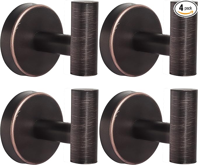 Bathroom Robe Towel Hooks Coat Wall Hook Stainless Steel Heavy Duty Door Hanger by Homagic