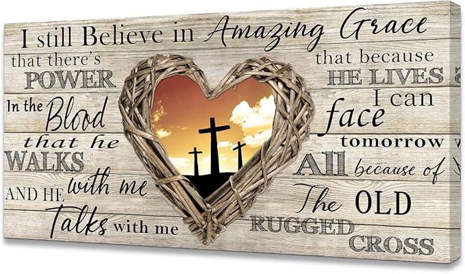 Cao Gen Decor Art A63562 Amazing Grace Wall Art Decor Canvas Print Picture by Cao+Gen+Decor+Art
