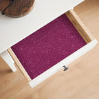 CRE8TIVE Deep Pink Glitter Wallpaper Border 8"x354" Shiny Glitter Wallpaper - Image 2