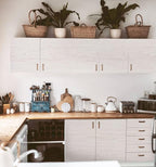 White Wood Contact Paper for Cabinets Drawers Wood Grain Peel and Stick - Image 4