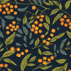 BOKEBEVE Dark Blue Wallpaper Peel and Stick Boho Leaf Contact Paper Floral Wall by BOKEBEVE