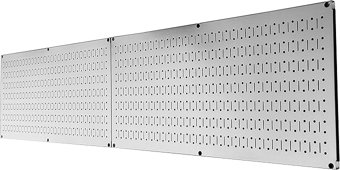 Wall Control Pegboard Rack Garage Storage Galvanized Steel Horizontal Peg Board - Image 3