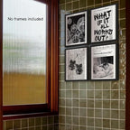 NaZaUK Retro Black And White Newspaper Poster What If It All Works Out Canvas - Image 6