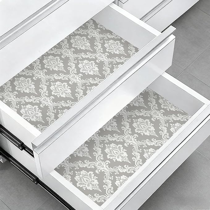 Peel and Stick Wallpaper Grey and White Contact Paper - Image 8