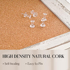 Cork Board Bulletin Board, Hanging Vision Board, Pin Board - Image 3