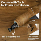 Wood Contact Paper with Tools, Peel and Stick Wallpaper Thicken - Image 7