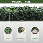 12PCS 20"x 20" Artificial Boxwood Wall Panels, UV-Anti Grass Wall Hedge Plant - Image 3