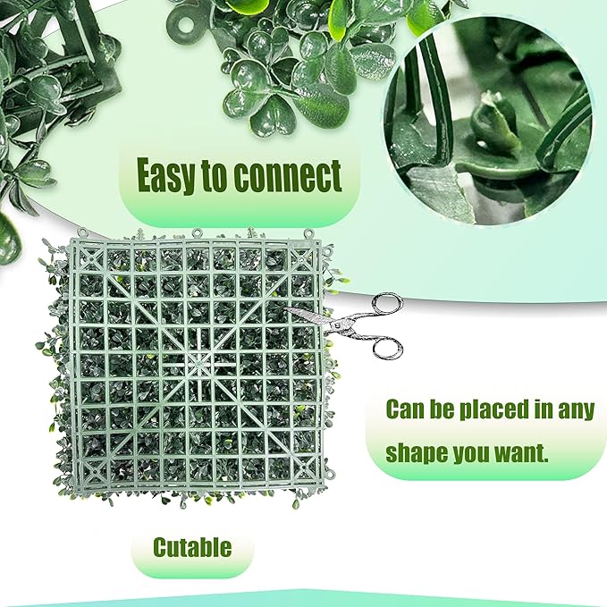 Artificial Grass Wall Backdrop, Garden and Indoor Outdoor Fake Plant Decor - Image 4