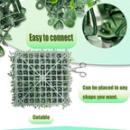 Artificial Ivy Privacy Fence Screen: 80"x 120" UV-Anti Faux Boxwood Roll Grass - Image 4