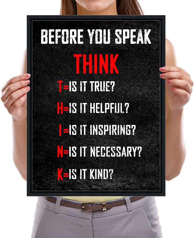 Pyradecor Black Framed Wall Art Inspirational Poster Canvas Prints Motivational - Image 6
