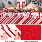 Kochorie 100 Ft x 54 Inch Christmas Candy Cane Striped Tablecloth Roll - Image 4