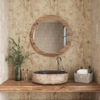 VEELIKE 15.7''x354'' Aged Concrete Wallpaper Textured Tan Concrete Peel and - Image 4