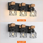 FadimiKoo 3-Light Farmhouse Vanity Light - Image 4
