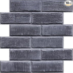COMSTICKC 3D Faux Brick Wall Panels Peel and Stick Tiles, Small Size Thin PVC by COMSTICKCDECOR
