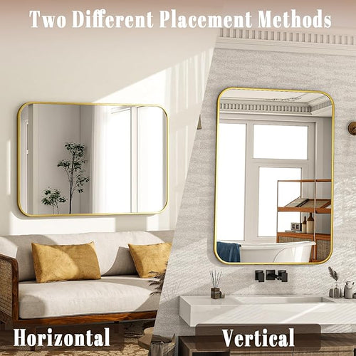 26×38 Inch Bathroom Mirror - Image 2