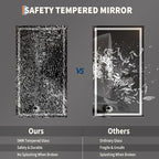 LED Bathroom Mirror 50 x 28 inch, Lighted Bathroom Vanity Mirror - Image 7