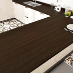 WESTICK Large Wood Contact Paper 394"x24" Brown Kitchen Countertops Peel and by WESTICK