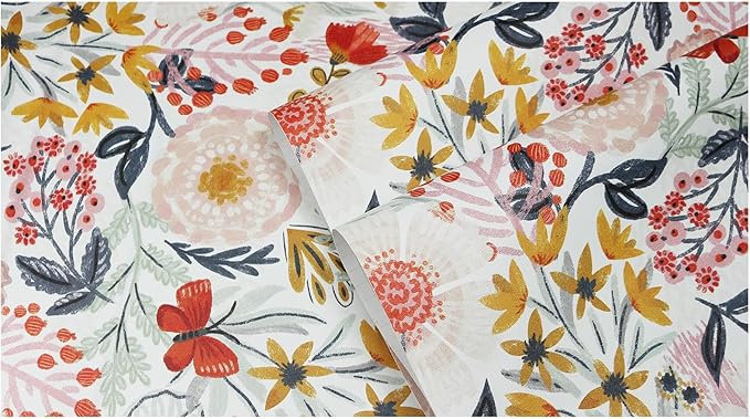 HAOKHOME Boho Peel and Stick Wallpaper Floral Wall Paper Removable - Image 8