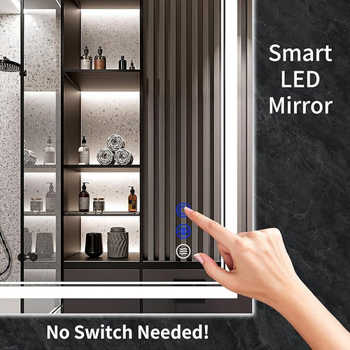 32"x24" LED Bathroom Mirror - Image 2