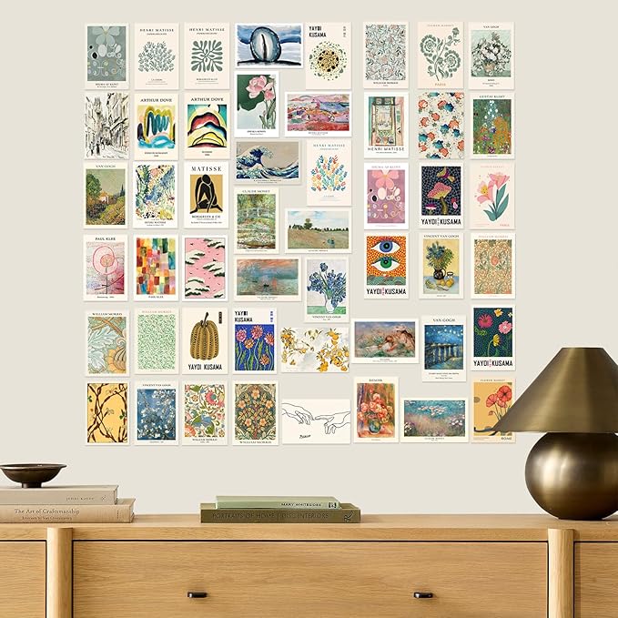KBKBART Eclectic Wall Decor, Colorful Maximalist Decor Boho Gallery Wall - Image 5