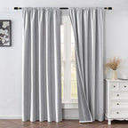 IGEMAEVE 100% Blackout Curtains 84 Inch Length - Image 2