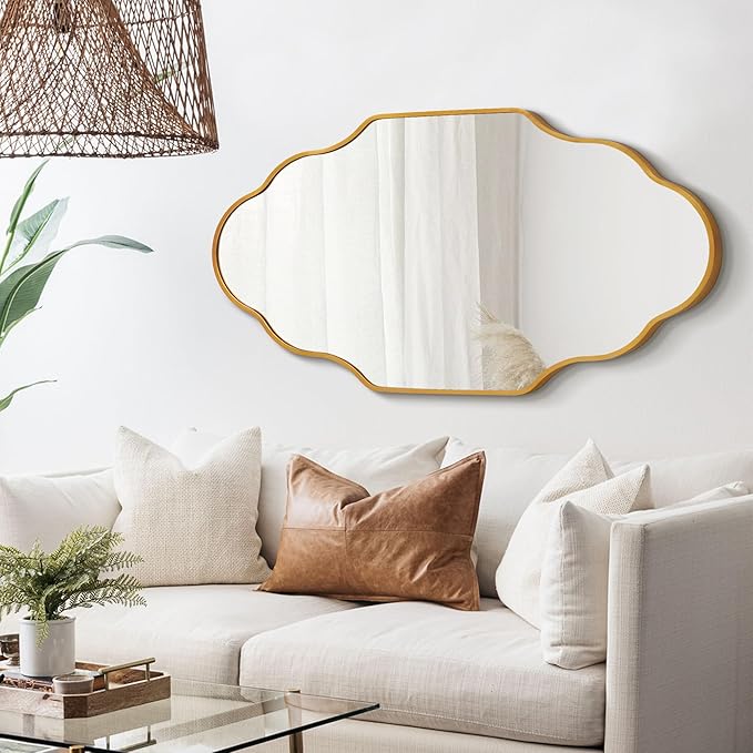 Scalloped Mirror for Bathroom - Image 8