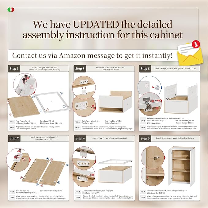 Kisart Laundry Room Cabinets Wall Mounted - Image 9