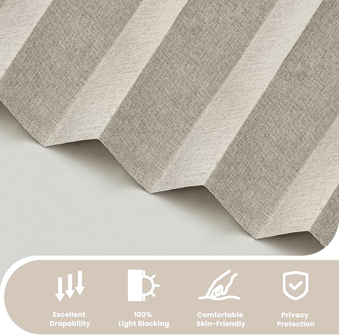 AJAZZ Blackout Accordion Door Curtains - Image 7