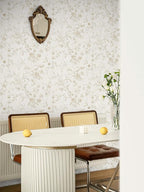 Ismoon Floral Peel and Stick Wallpaper Vintage Beige Stick on Wall Paper French - Image 7