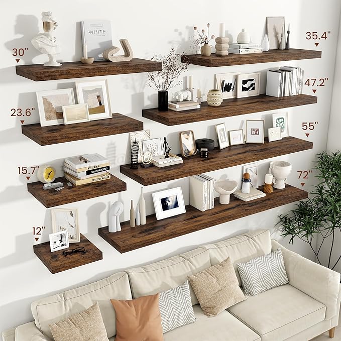 Vivelove 12" Deep Floating Shelves - Image 6