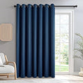 IGEMAEVE Blackout Sliding Door Curtains 96 Inch Length, Extra Wide Room Divider by IGEMAEVE