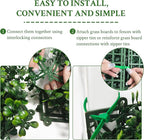 Artificial Ivy Privacy Fence Screen:40"x 120" 4-Layer Leaf UV-Anti Faux - Image 3