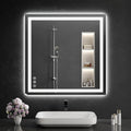 LED Bathroom Mirrors 32"x32" Bathroom Mirror by WISSMILESHOME
