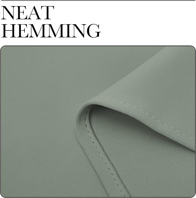 NICETOWN Greyish Green Curtains - Image 6