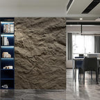 KASARO 3D Faux Stone Wall Panels, Cement Texture Thicker Accent - Image 5