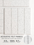 Bumusty Large Cork Board Alternative-48 x 36" Felt Bulletin Board Tiles - Image 3