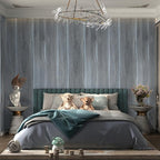 BOMENG Wood Grain Contact Paper Grey Wood Look Wallpaper Peel and Stick - Image 2