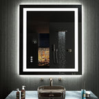 LOAAO 24"x36" LED Bathroom Mirror by LOAAO