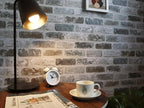 Guvana 17.3"×472.4" Brick Peel and Stick Wallpaper Brown/Grey Contact Paper - Image 2