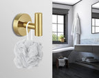 Towel Hooks Bathroom Coat Robe Hook Stainless Steel Heavy Duty Door Hanger - Image 5