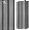 TO-TH Wood-Look Acoustic Panel, 4 Pack 47.2” x 23.6” Soundproof Wall Panels by TO-TH