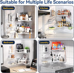 YASONIC Corner Shower Caddy, No Drilling Shower Shelf - Image 9