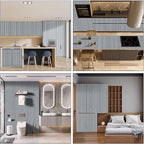Gray Wood Slat Wallpaper - Image 3