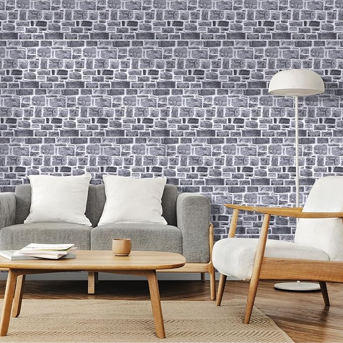 COMSTICKC 3D Faux Stone Wall Panel Peel and Stick Wall Tiles, Ultra-Light Thin - Image 7